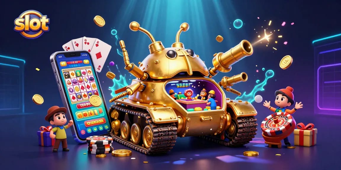 Spin and win with slots in an ultra-detailed casino scene full of vibrant energy.