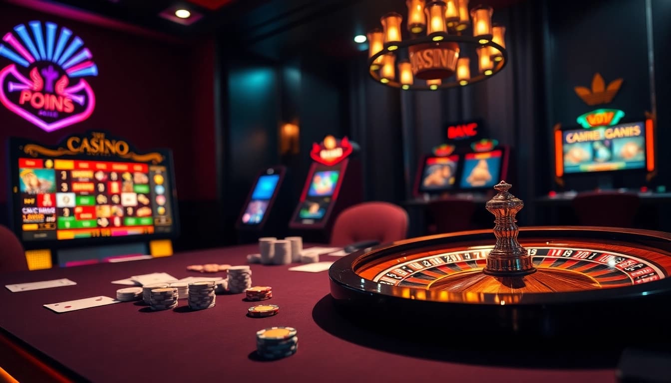 Découvrez l'attrait du casino en ligne français avec des machines à sous vibrantes et des tables de poker élégantes.