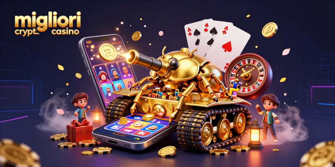 Migliori crypto casino: divertiti in un casinò virtuale pieno di azione e monete dorate.