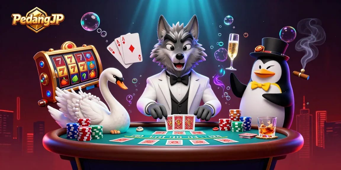 PedangJP menghadirkan para pemain slot beruntung dengan ilustrasi menggugah di kasino