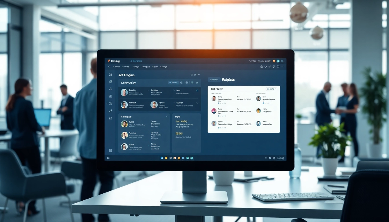 Engaging workspace featuring enterprise assistant saas software with collaborative features.
