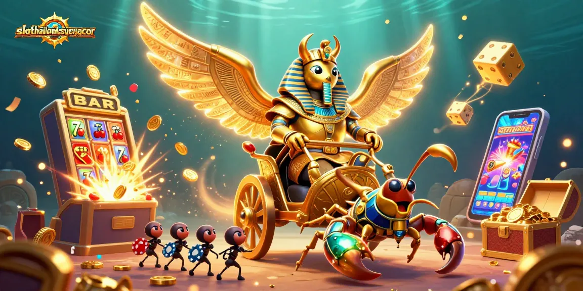 Engage with slotthailandsupergacor's thrilling jackpot scene filled with vibrant casino action and detail.