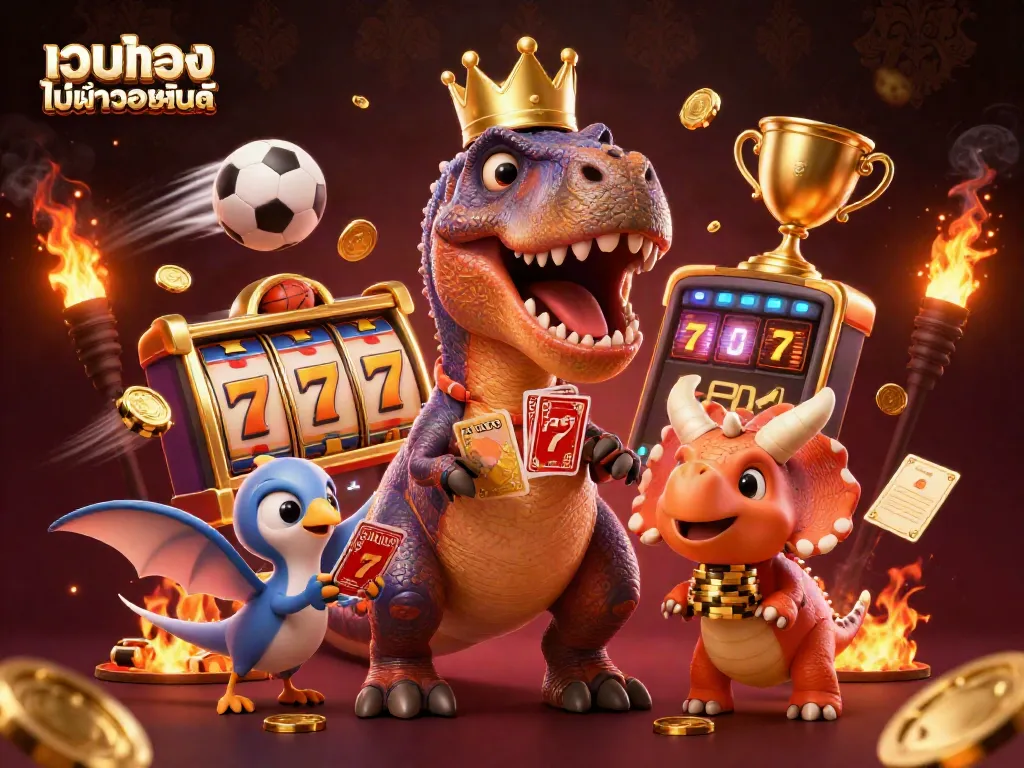 เล่นเว็บตรงไม่ผ่านเอเย่นต์ กับภาพการ์ตูนสดใสจากเกมสล็อต ที่มีตัวละครสนุกสนาน