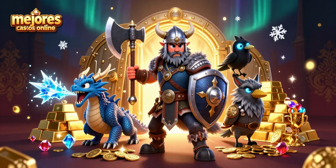 Juega en los mejores casinos online y descubre tesoros ocultos con nuestros guerreros y dragones.
