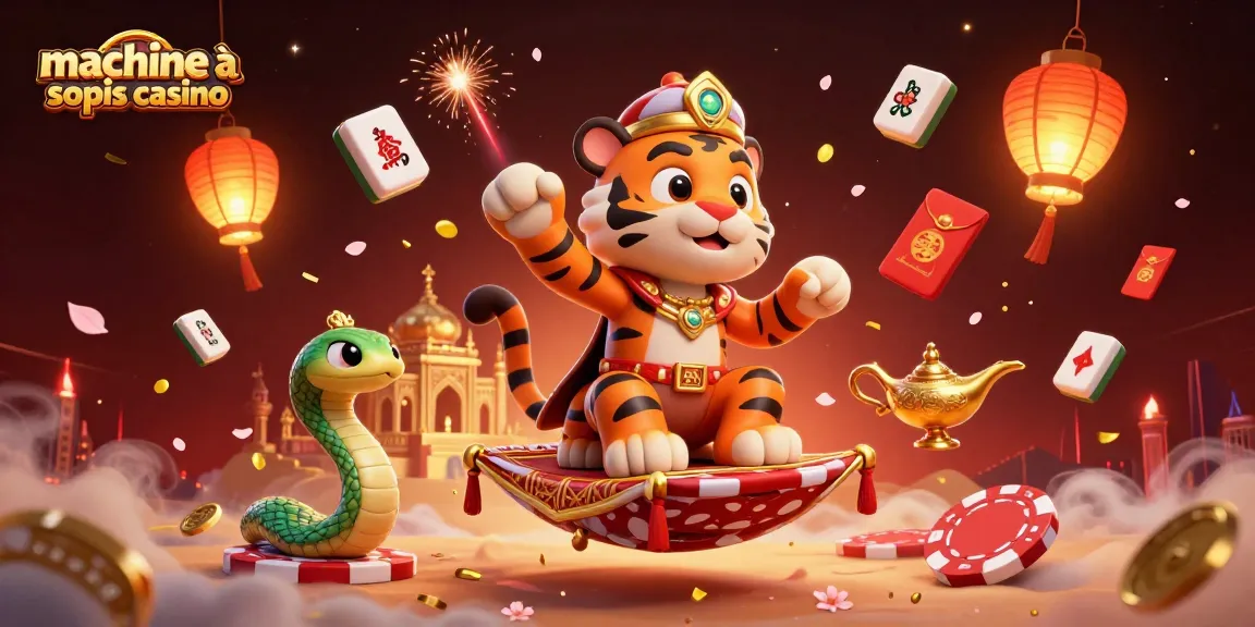 Découvrez la magie des machines à sous casino avec cette illustration colorée et animée.
