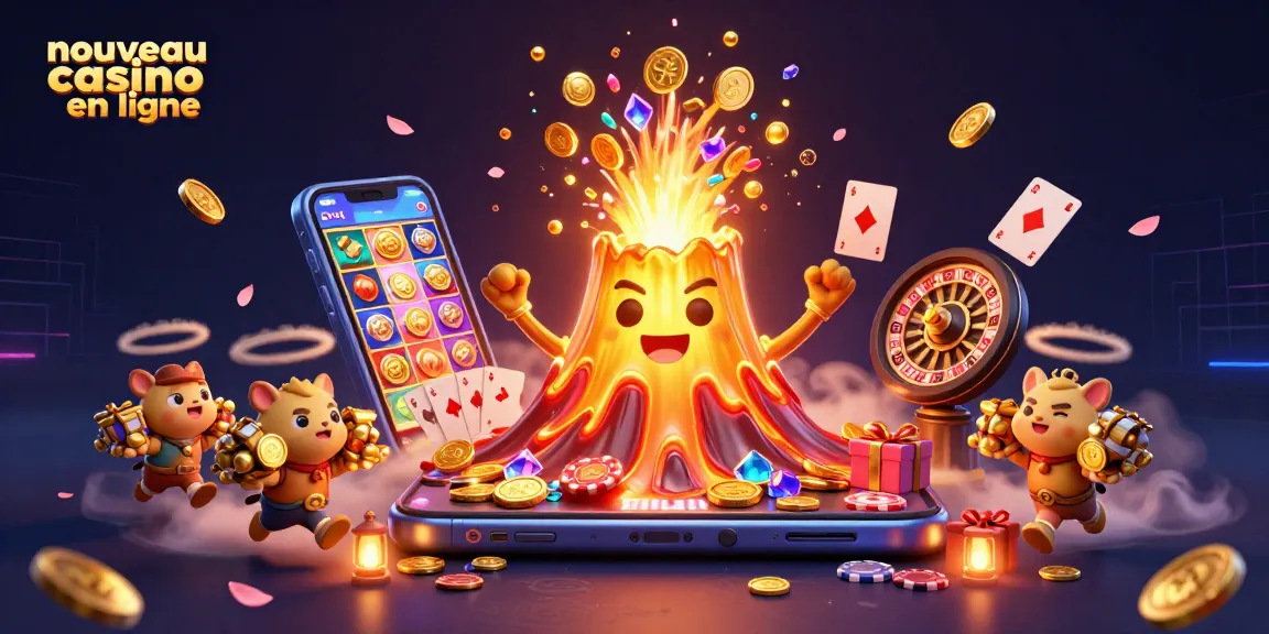 Jouez à des machines à sous au nouveau casino en ligne avec des trésors et des personnages animés.