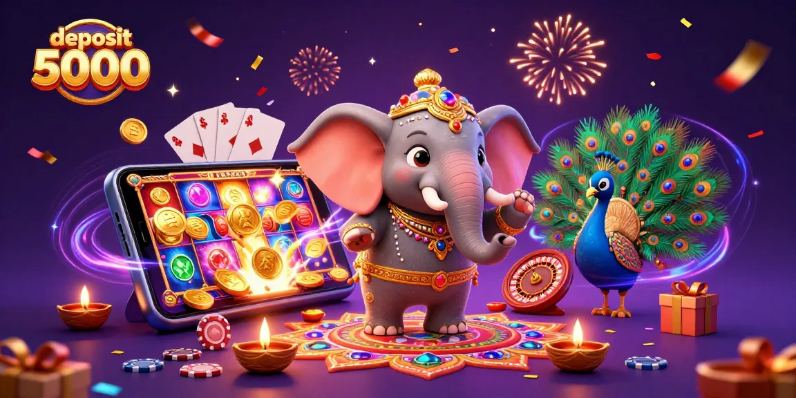 Engage with the dynamic slot gaming experience through deposit 5000 with vibrant visuals and winning potential.
