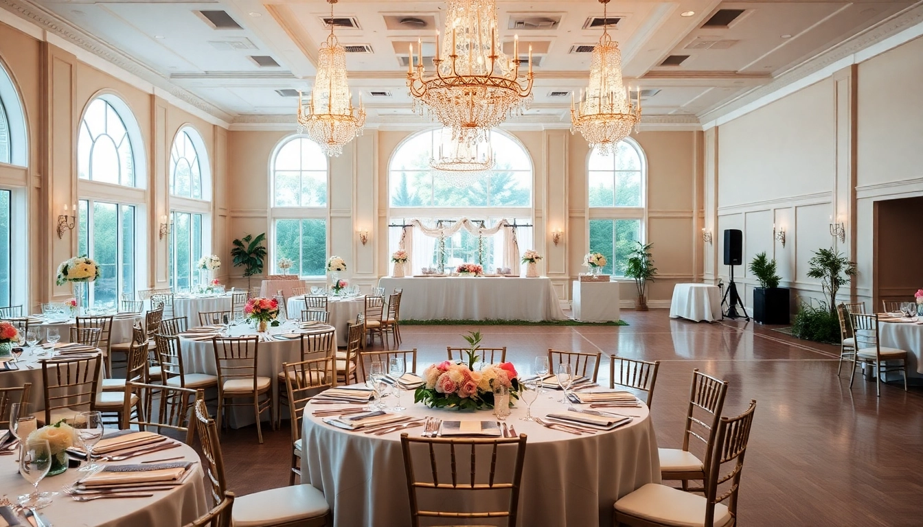 Enchanting Wedding Event Space Jacksonville featuring elegant decor and soft lighting for a perfect celebration.