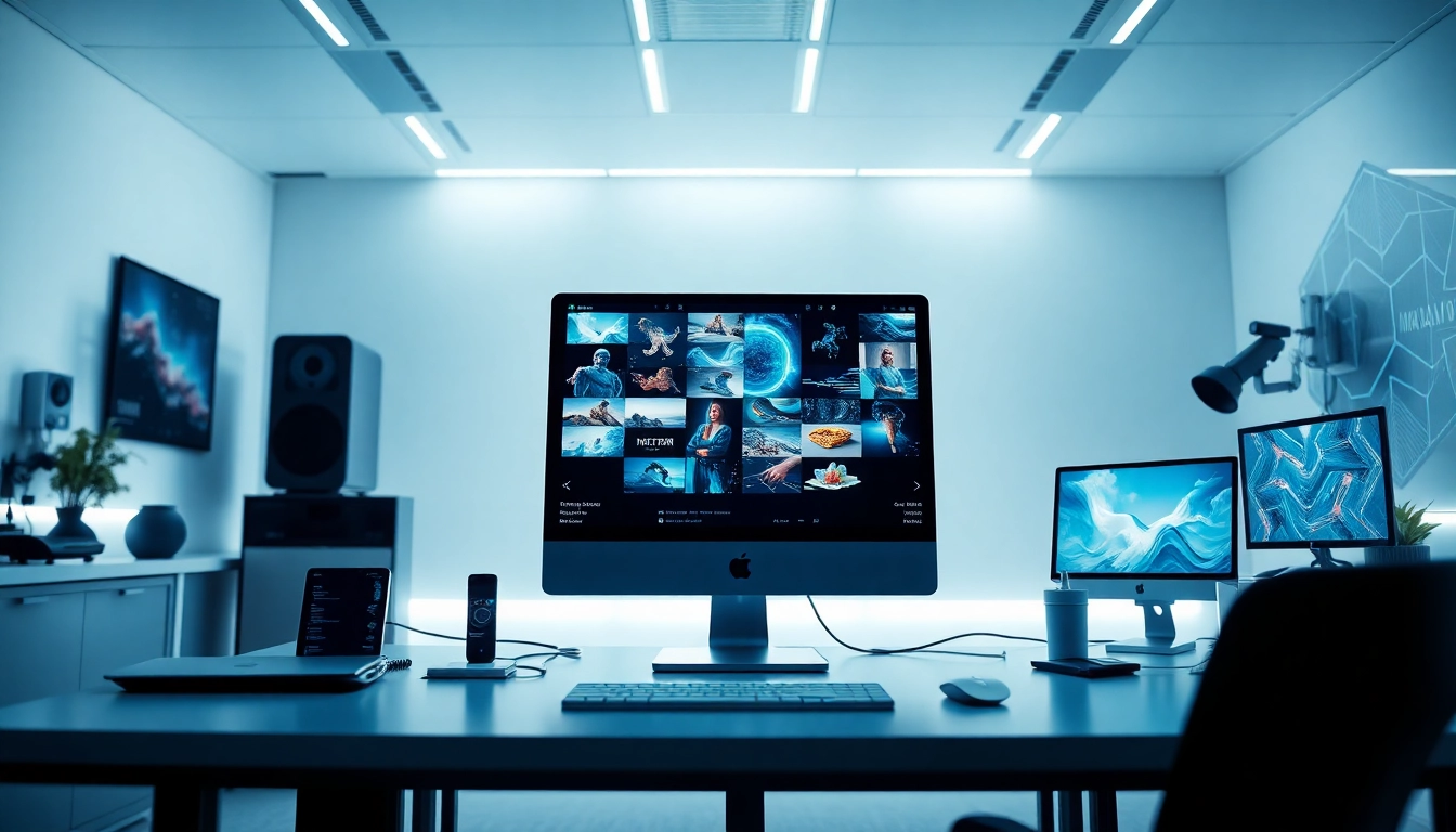 Creating stunning images using Nano Banana 2 AI in a modern workspace.
