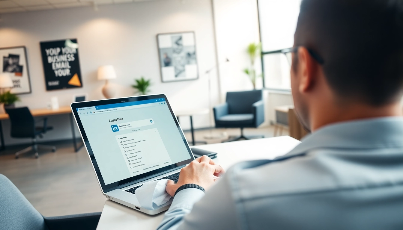 Utilize the linkedin business email finder tool for efficient email searching.