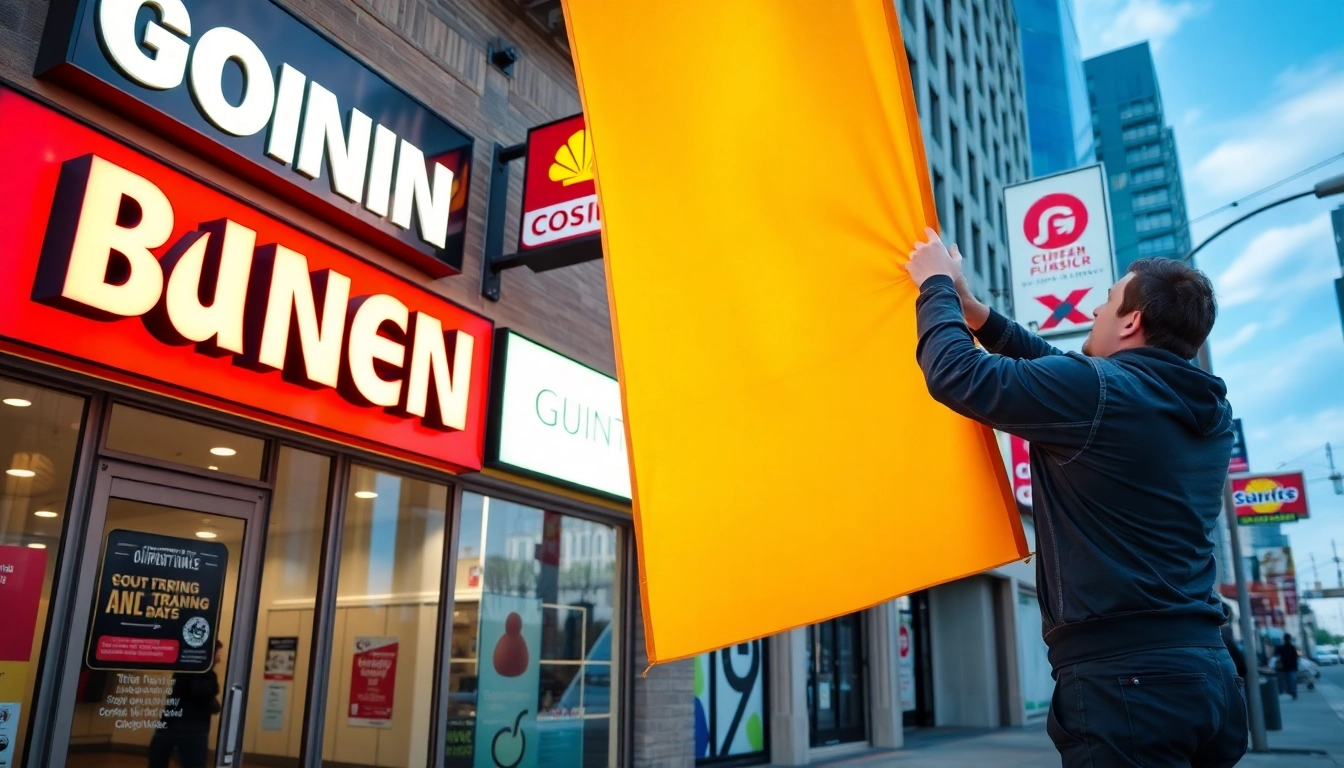 Creative designs by edmonton sign company featuring a vibrant showcase of custom signs.
