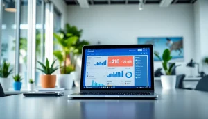 Showcasing a user engaging with a facebook smm panel for effective social media management.