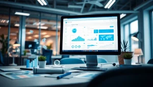 Boost your online presence using facebook smm panel strategies in a vibrant digital marketing workspace.