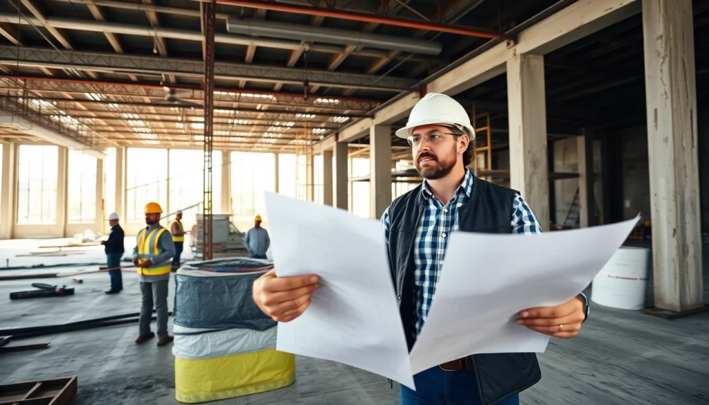 Manhattan General Contractor overseeing a busy construction site, ensuring quality control.
