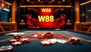 Experience high-stakes gaming with the W88 link at a luxurious online casino filled with elegant design.
