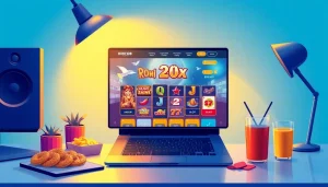 hoki138 pro online gambling platform illustration featuring vibrant slot games and engaging user interface.