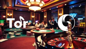Experience the hidden wiki with an engaging casino scene showcasing poker, roulette, and vibrant interactions.