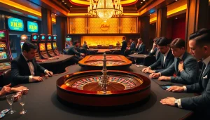 Experience the excitement of winning at xin88's luxurious casino tables and slot machines.