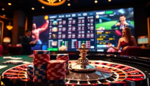 Players engaging with vibrant, professional table games showcasing link alternatif sbobet at an online casino.