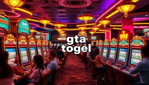 Play exciting gta togel slot games with vibrant machines and jackpot wins.