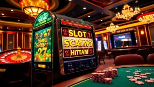 Win big with slot demo scatter hitam on a vibrant casino floor filled with excitement.