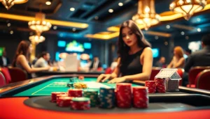 Erleben Sie neue casino bonus ohne einzahlung in einem aufregenden Casino mit glamourösen Dealern.